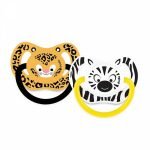 DODIE SUCETTES PHYSIOLOGIQUES EN SILICONE JUNGLE 6 +MOIS X2